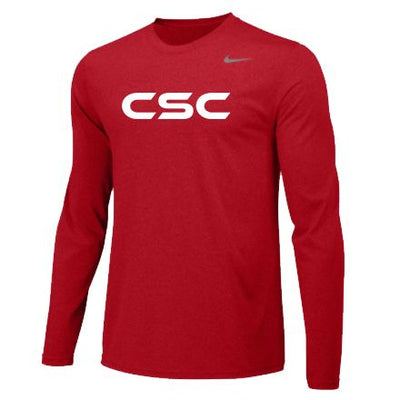 Clarkstown SC Nike Team Legend LS (Red)