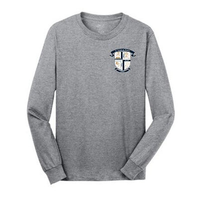 SJTW Youth + Adult Port & Company LS Cotton Tee (Grey)