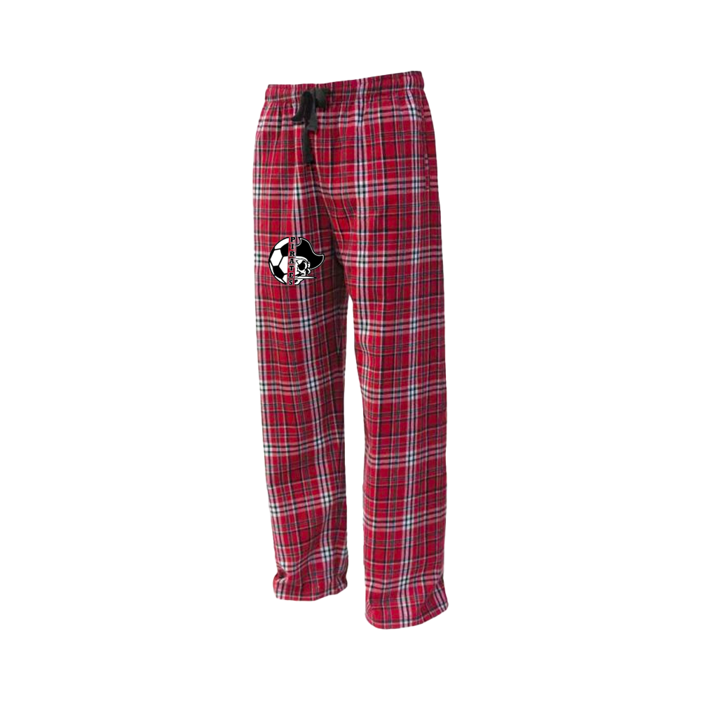 WWP South Girls Soccer Pennant Flannel Pant (Red/White)