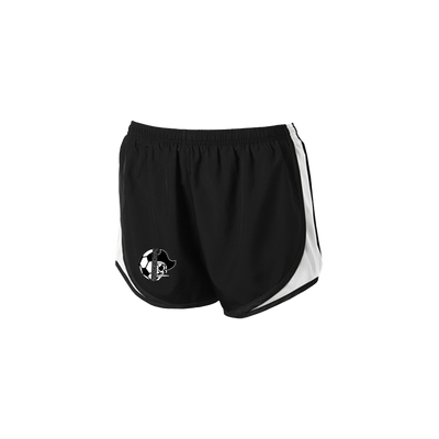 WWP South Girls Soccer Sport-Tek Ladies Cadence Short (Black/White)