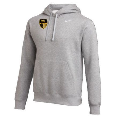 WLU Nike Club Fleece Hoody (Grey)