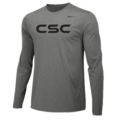 Clarkstown SC Nike Team Legend LS (Grey)