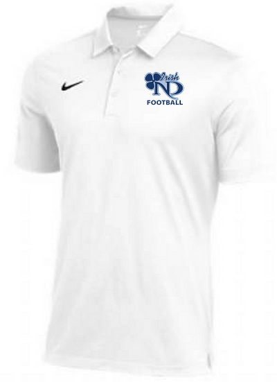 NDHS Football Nike Franchise Polo (White)