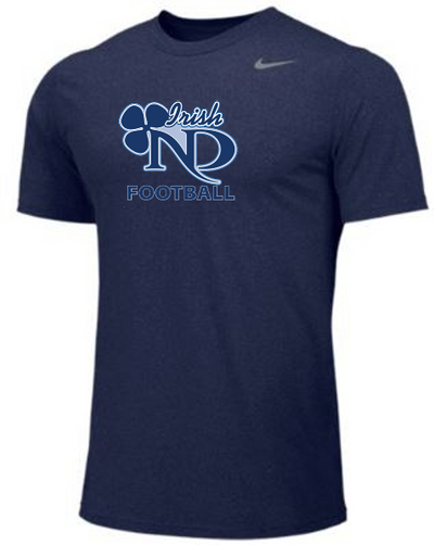 NDHS Football Nike Youth & Adult Short Sleeve Legend Tee (Navy)