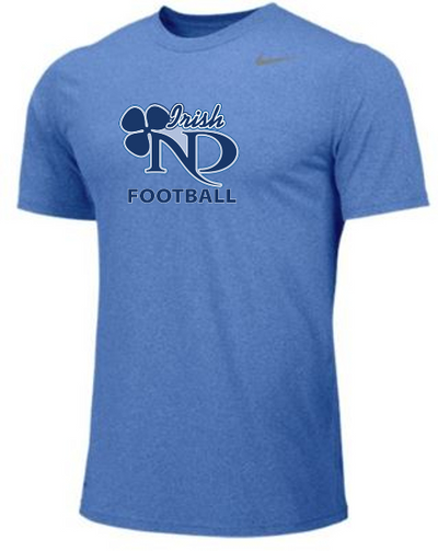 NDHS Football Nike Youth & Adult Short Sleeve Legend Tee (Valor Blue)