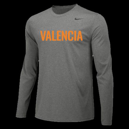 VALENCIA Nike Legend L/S  Poly Top (Grey)