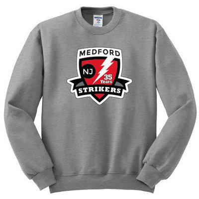 Medford Strikers 35yrs Jerzees Crew Sweatshirt (Grey)
