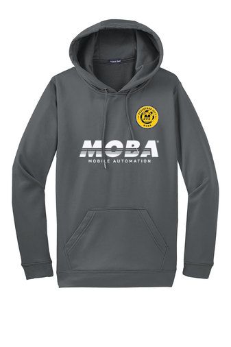 MOBA Sport-Tek Sport-Wick Fleece Hoody (Dark Grey Smoke)