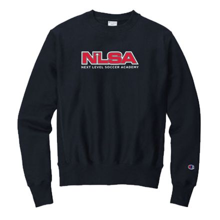 NLSA Champion Reverse Weave Crewneck Sweatshirt (Navy)